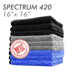 Spectrum dual-pile microfiber towel